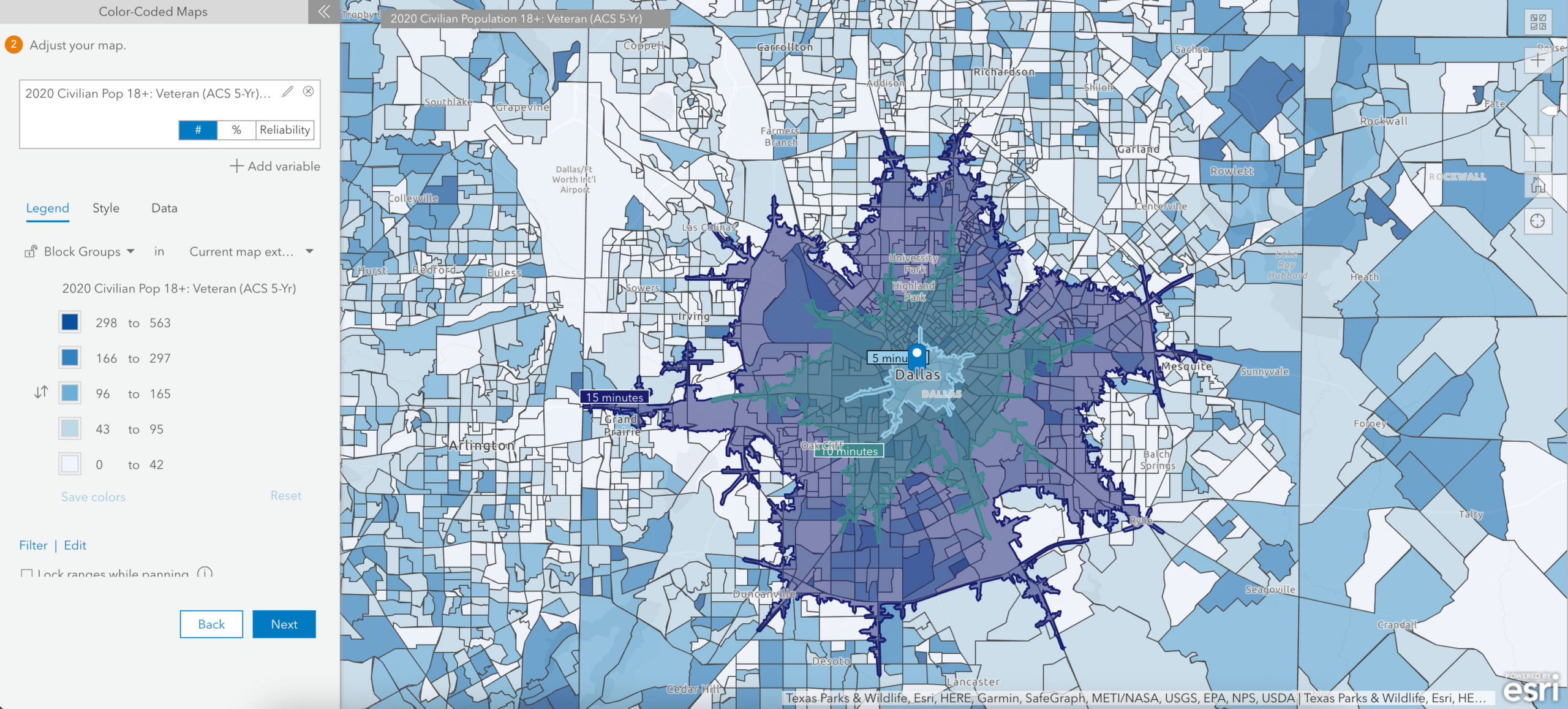 Color-Coded Maps