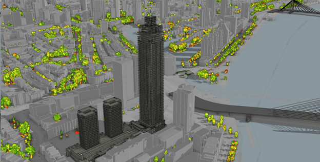 Overview Geolocated BIM file