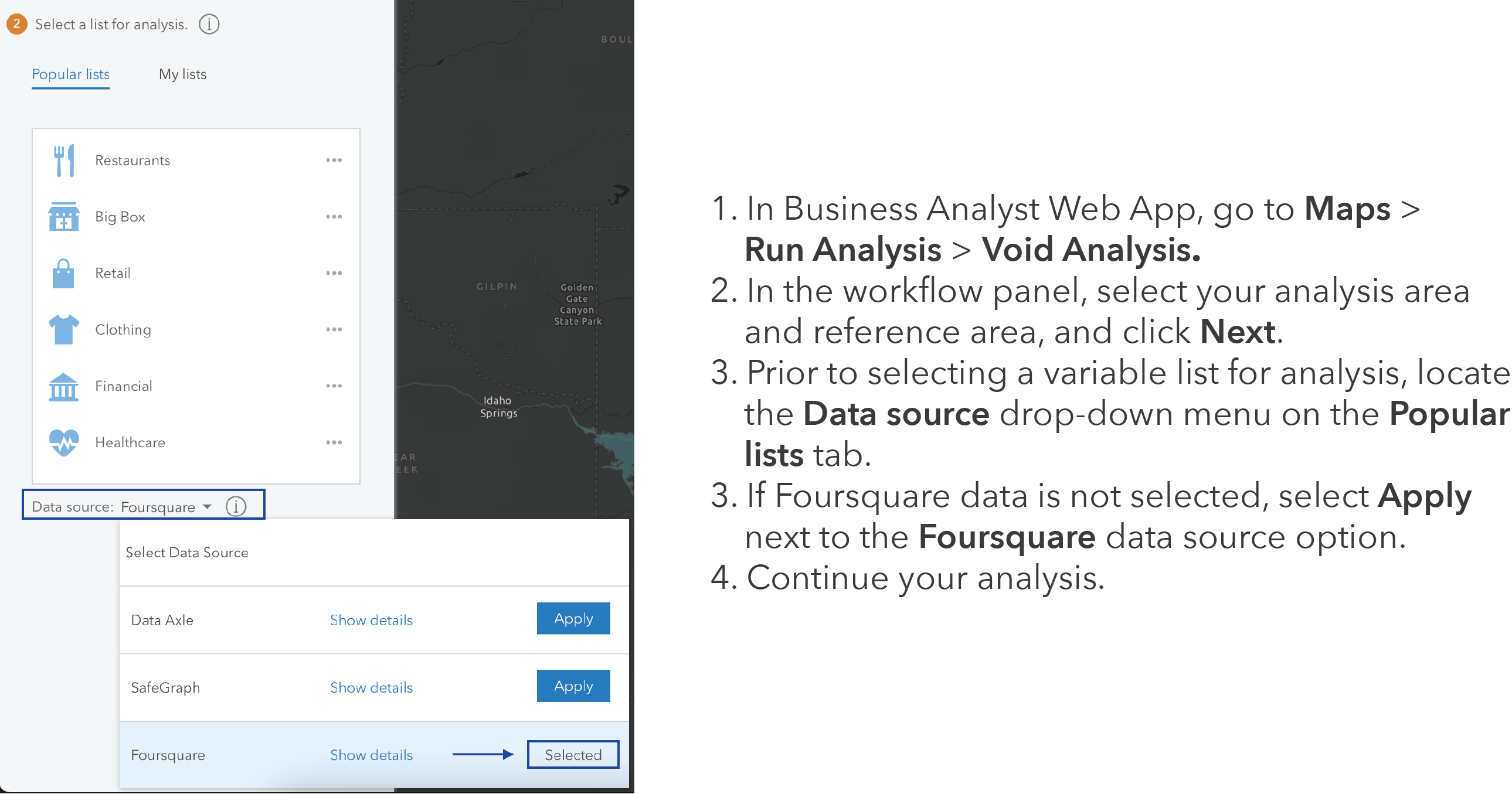 POI - Void analysis workflow