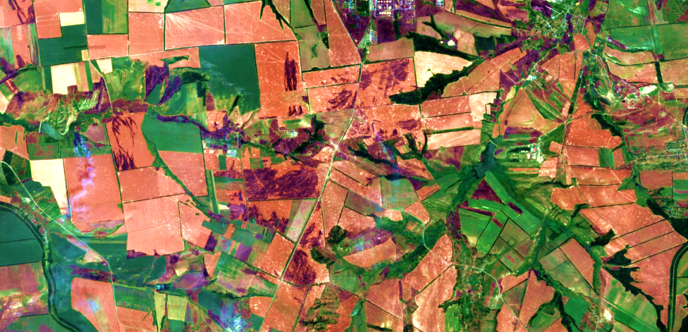 Eastern Ukrainian farmland as of July 2022 Eastern Ukrainian farmland as of July 2022