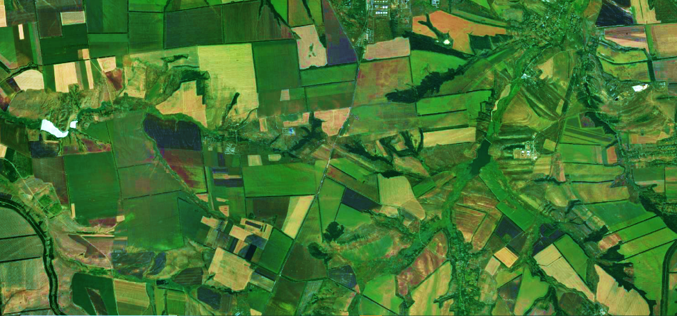 Eastern Ukrainian farmland as of August 2021. Eastern Ukrainian farmland as of August 2021.