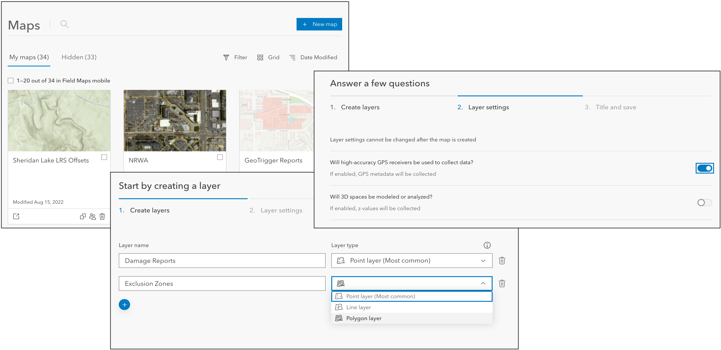 Create Maps and Layers Create Maps and Layers