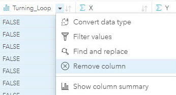 To exclude columns in the output remove them from the data table. To exclude columns in the output remove them from the data table.