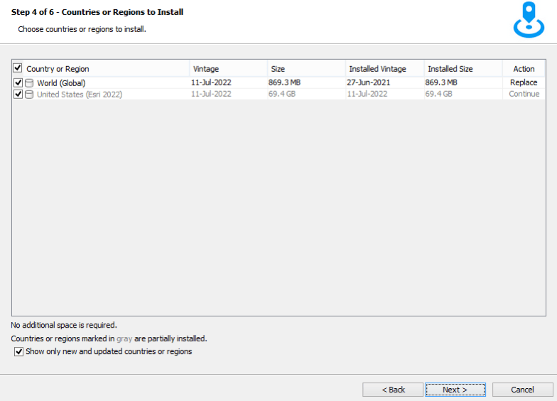 Complete 2022 data installation