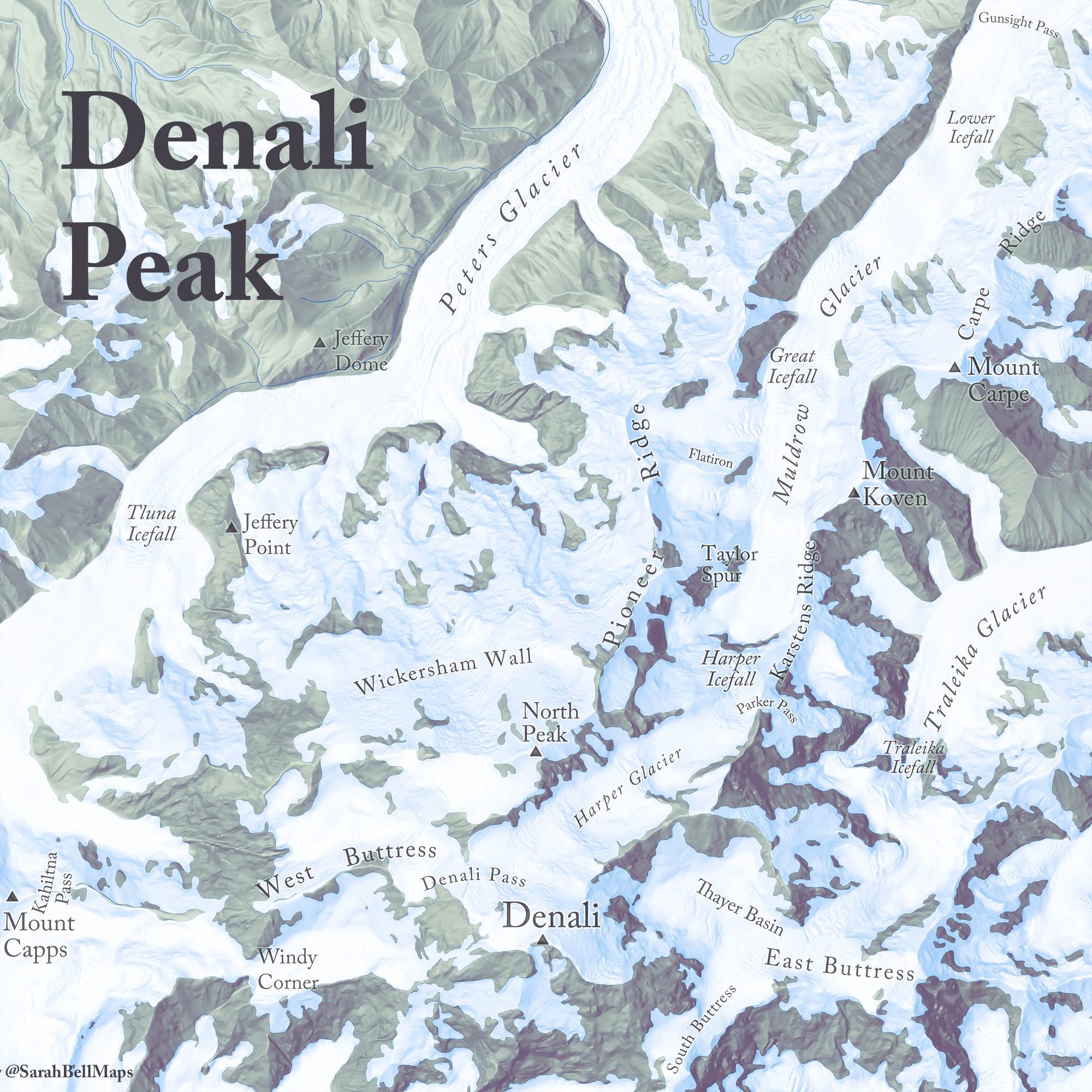 Finished Denali map