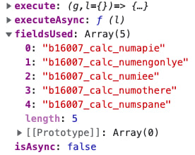 The ArcadeExecutor provides methods for executing the script, and indicates which data fields were referenced in the expression.