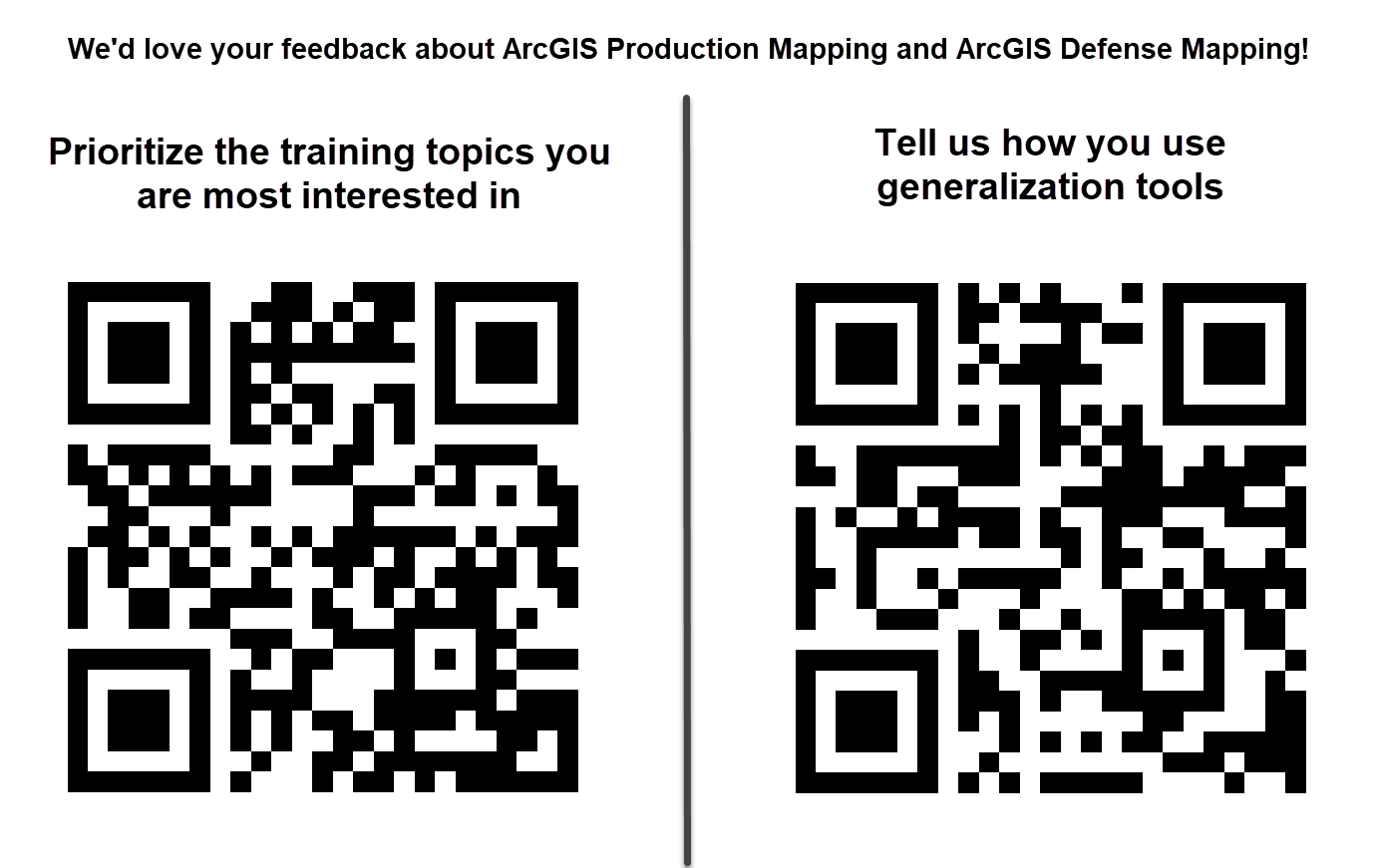 Survey QR codes Survey QR codes
