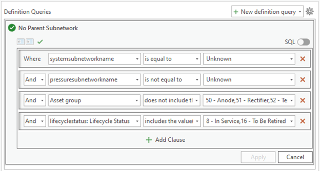 Unknown System Definition Query