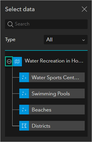 Selectable layer sources