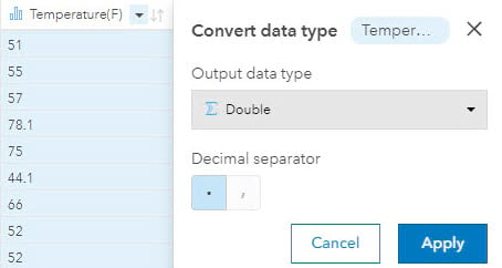 Ability to specify the separator used in the input data when converting to Double.