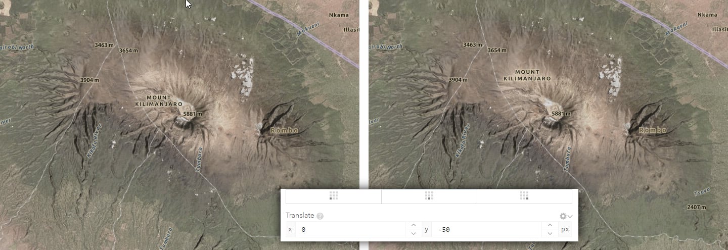 Mount Kilimanjaro using Imagery and hillshade Mount Kilimanjaro using Imagery and hillshade