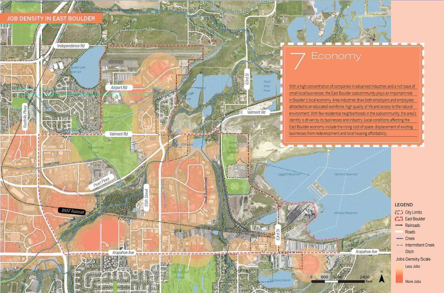 Figure 2: Job density data from Esri Business Analysis Figure 2: Job density data from Esri Business Analysis