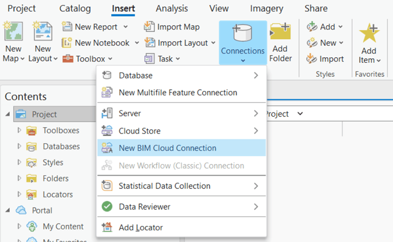 New BIM Cloud Connection