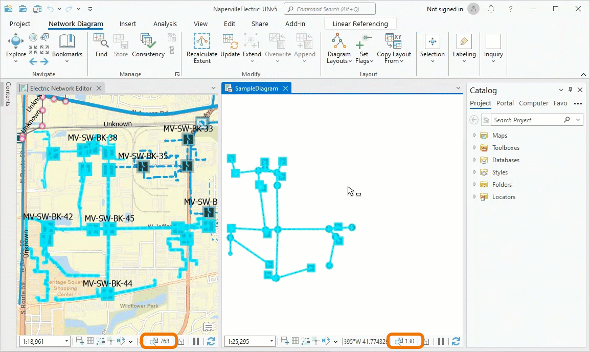 Impact of a switch closure on the content of a sample diagram Impact of a switch closure on the content of a sample diagram