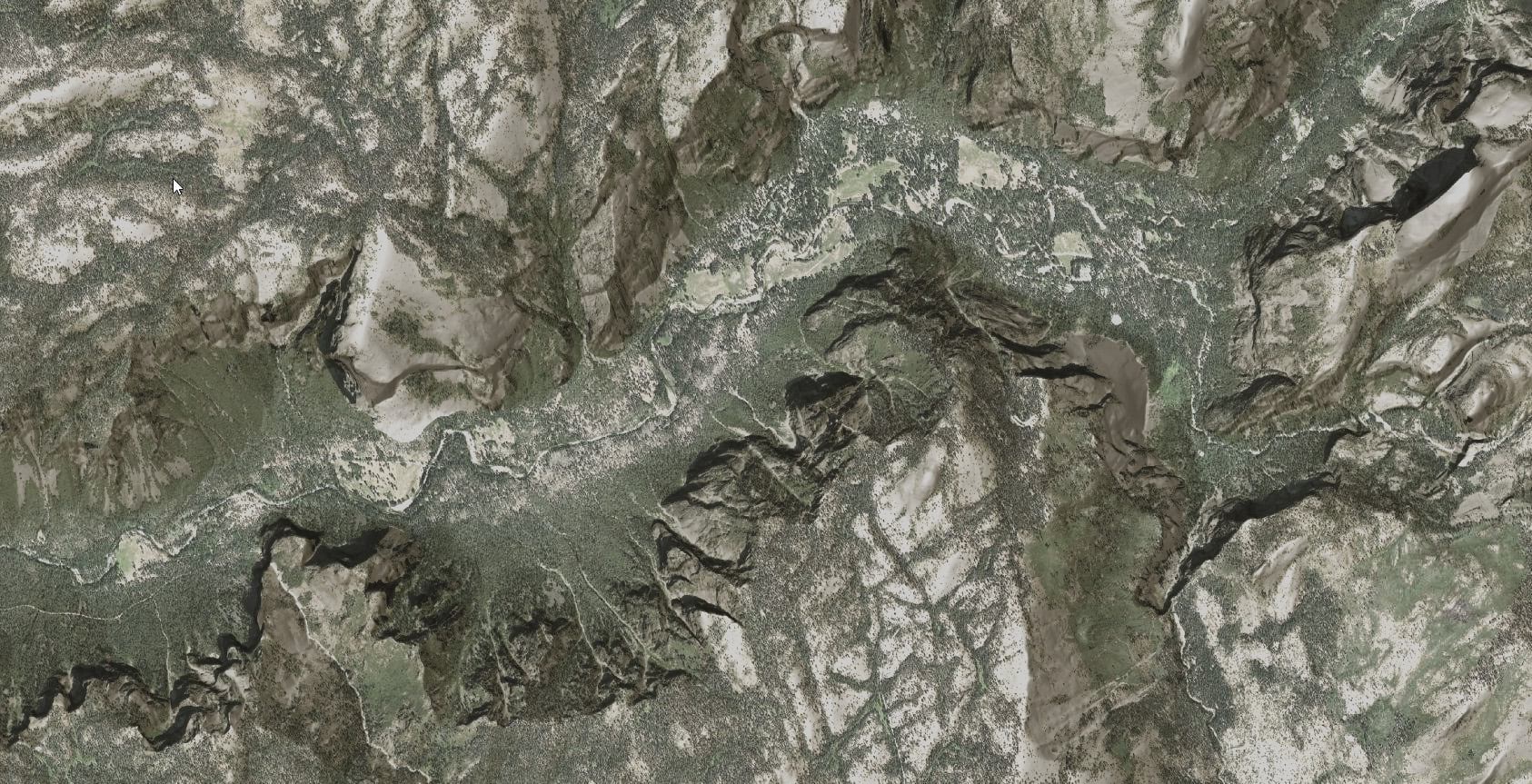 Yosemite Valley using Imagery and Hillshade combined