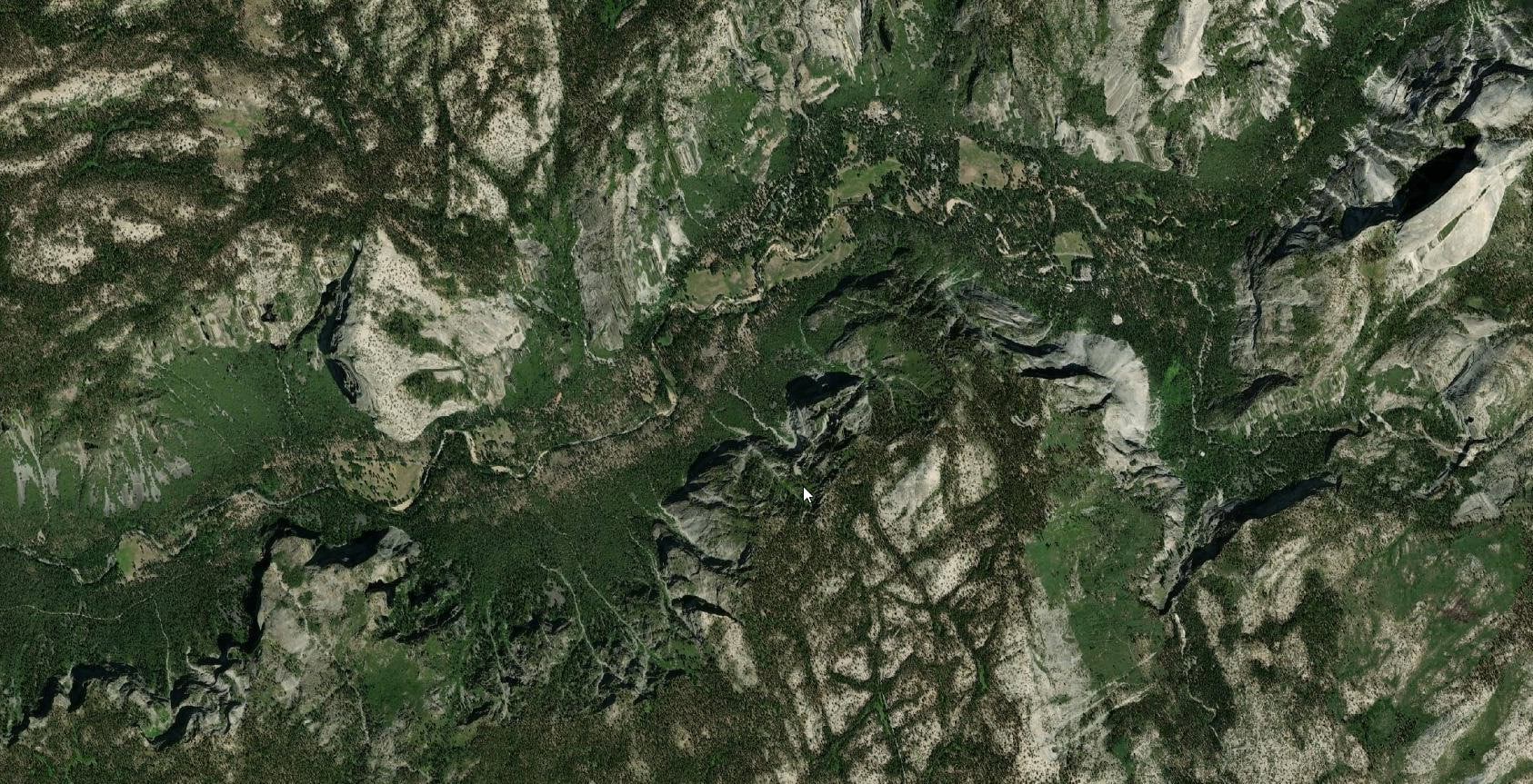 Yosemite Valley in Esri World Imagery Yosemite Valley in Esri World Imagery