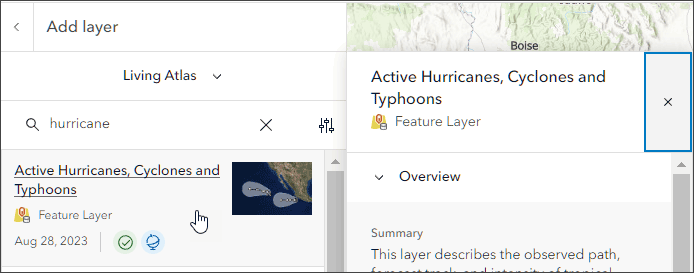 Layer information Layer information