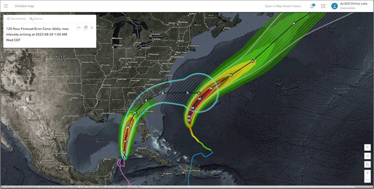 Hurricane map Hurricane map