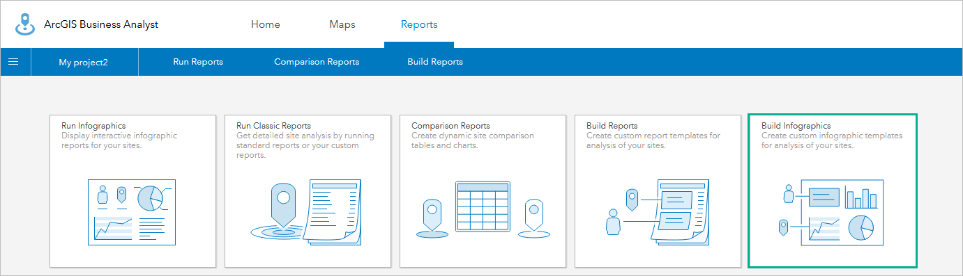 Build infographics in Business Analyst