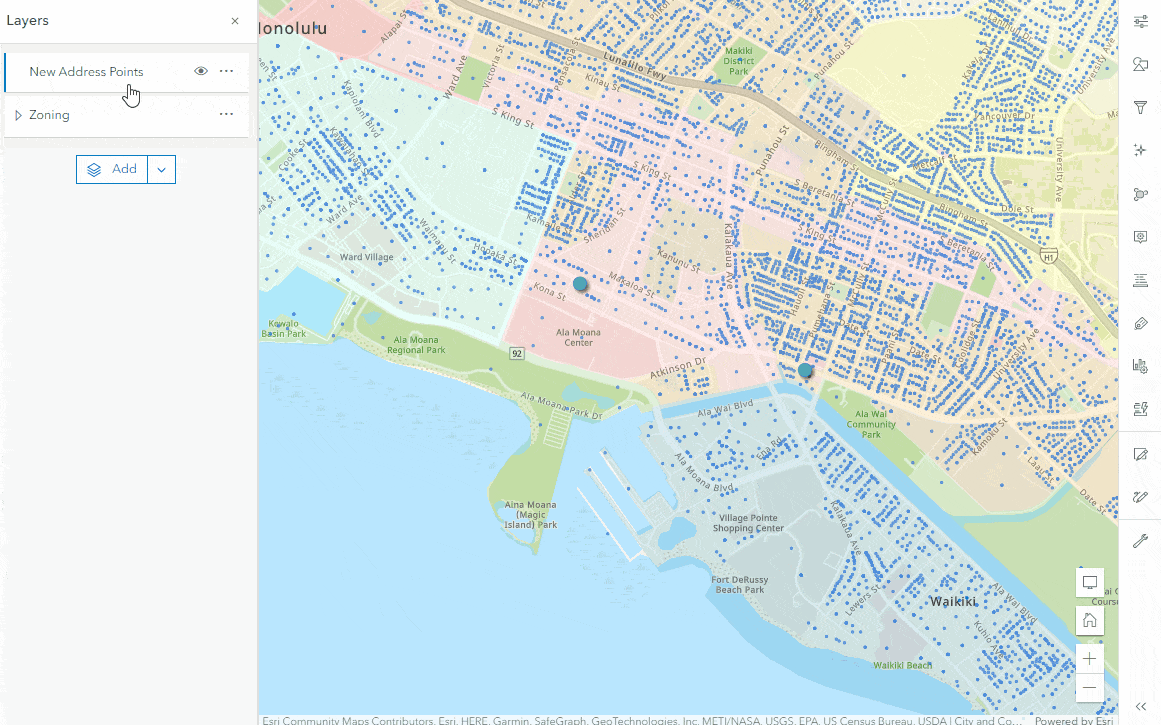 Watch the form autopopulate in Map Viewer