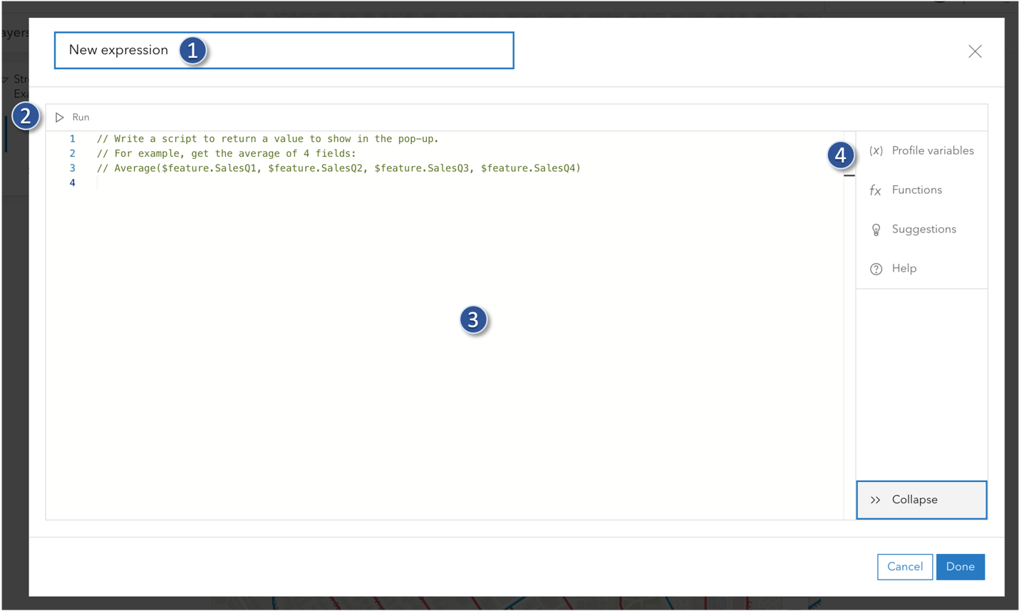 image showing the new arcade editor's interface image showing the new arcade editor's interface