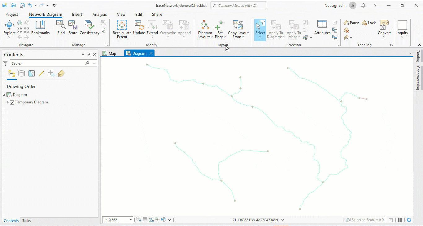apply diagram layout apply diagram layout