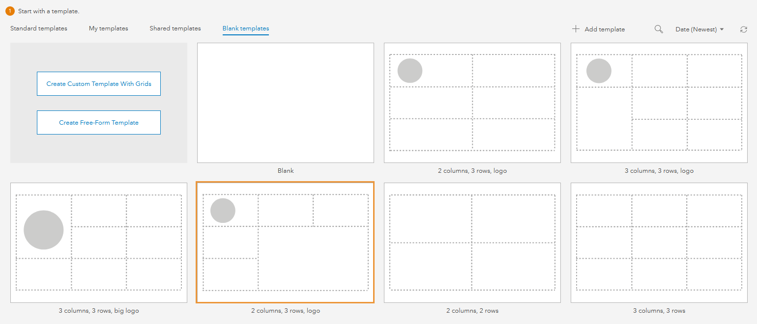 blank infographic template