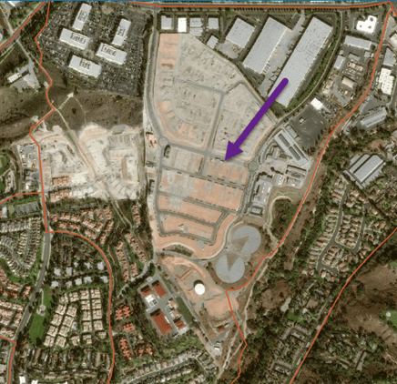 Aerial view of region Aerial view of region