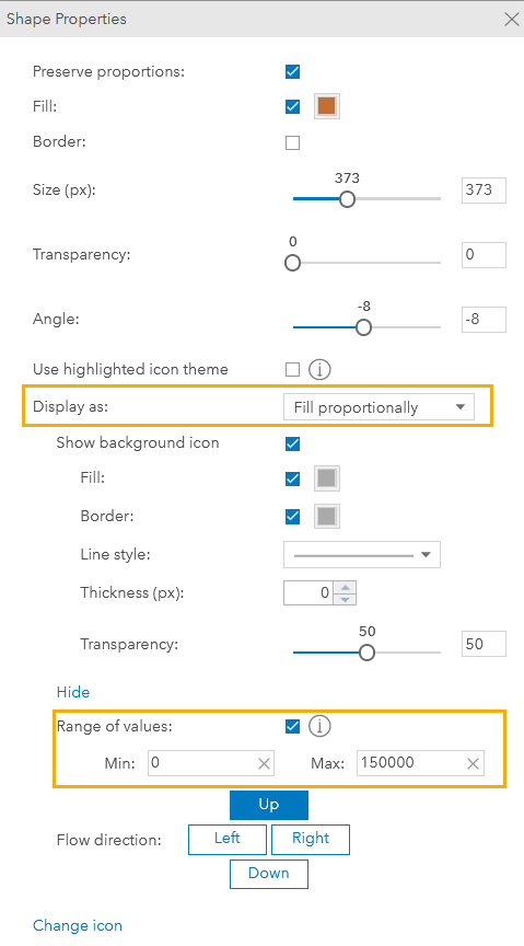 Shape properties