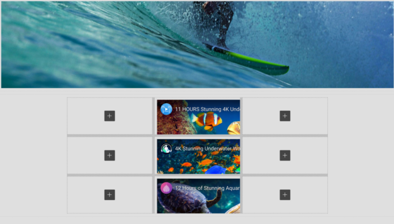 Grid in scrolling pages Grid in scrolling pages
