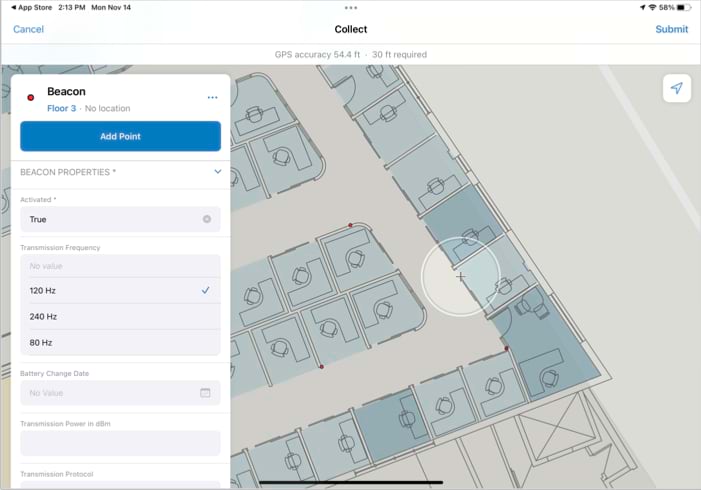 Indoor editing in ArcGIS Field Maps