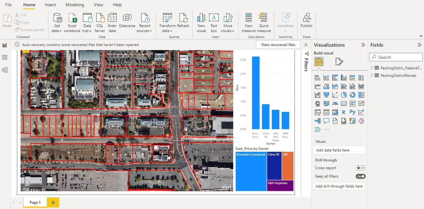 Image of working with drone data in Power BI