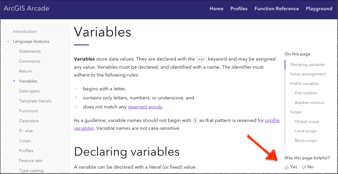 The location of the link for providing feedback. The location of the link for providing feedback.