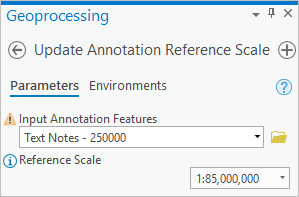 Update Annotation Reference Scale tool