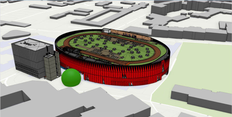 Jihlava Multipurpose Arena Single Building Layer