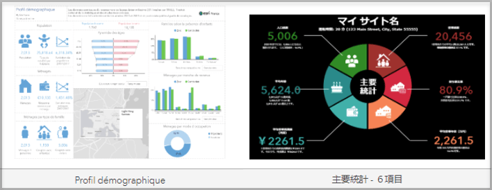 Esri France and Esri Japan templates