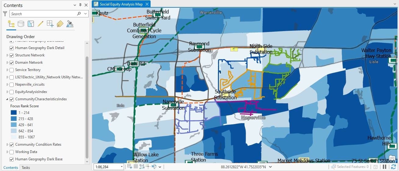 Social Equity Analysis for Utilities - Community Characteristics Index