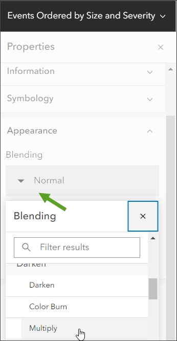 Multiply blending