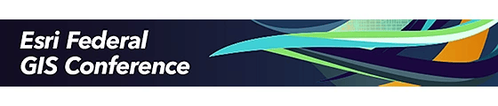 Hyperlinked banner displaying the Federal GIS conference Hyperlinked banner displaying the Federal GIS conference