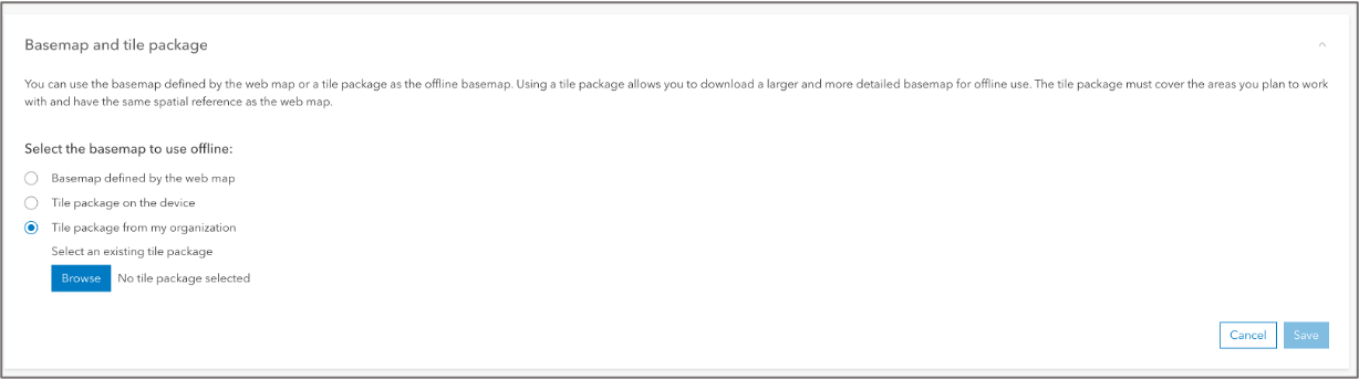 Browse for a tile package item in your organization. Browse for a tile package item in your organization.