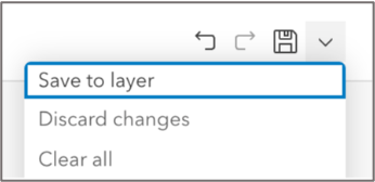 Save forms to a layer using Save to layer Save forms to a layer using Save to layer