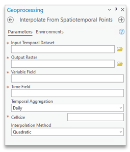 Interpolation tool UI