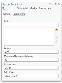 Geometric median function UI Geometric median function UI