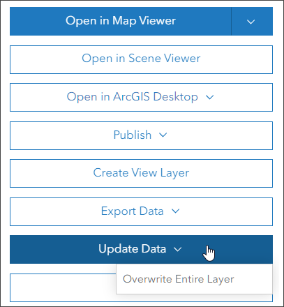 Update data