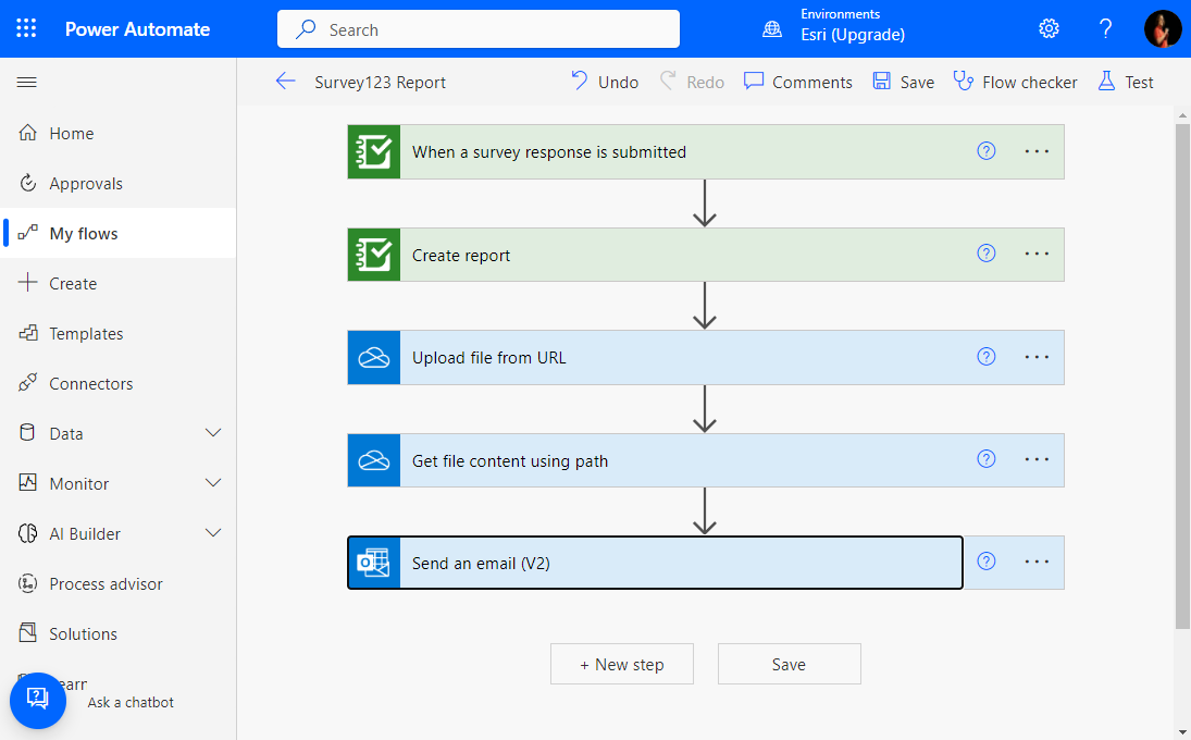 What's new in ArcGIS Survey123 (February 2023): New Create Report action in Microsoft Power Automate