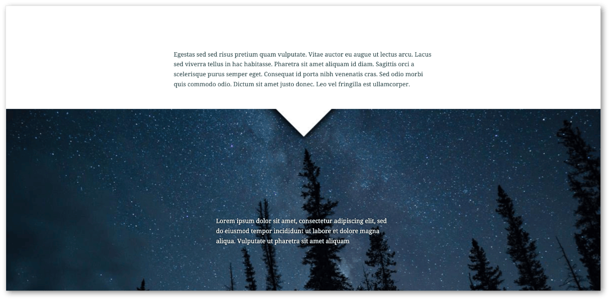 A screenshot mockup of a StoryMaps Immersive Sidecar block that features an image that has a geometric notch cropped out of the top edge. A screenshot mockup of a StoryMaps Immersive Sidecar block that features an image that has a geometric notch cropped out of the top edge.
