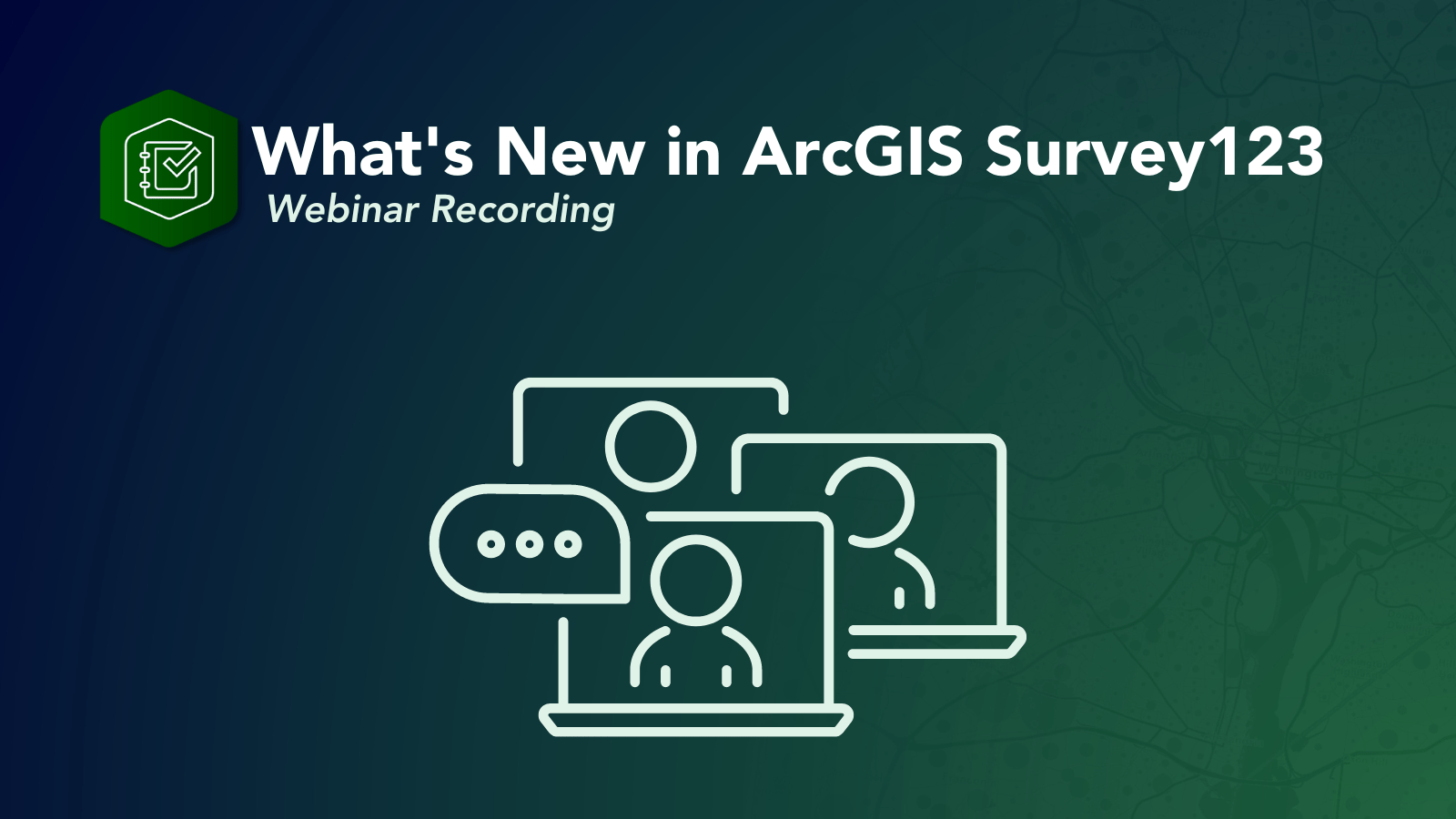 Survey123 what's new webinar recording. Survey123 what's new webinar recording.