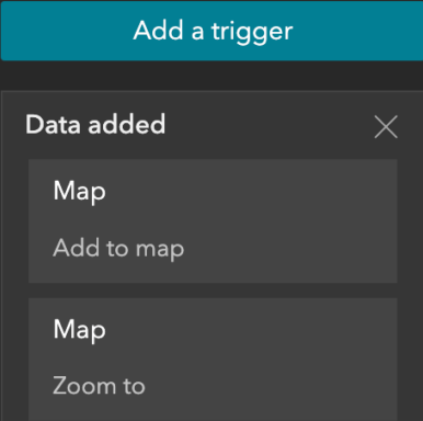 Add Data message action Add Data message action