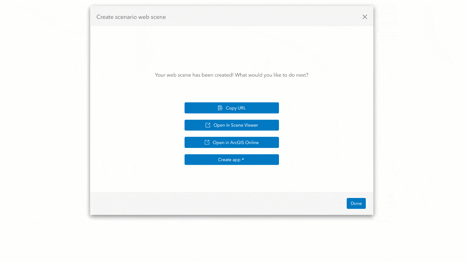 Experience Builder App from an Urban web scene Experience Builder App from an Urban web scene