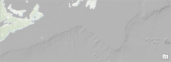 Bathymetry hillshade